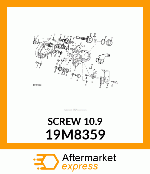 SCREW, HEX HEAD, METRIC 19M8359