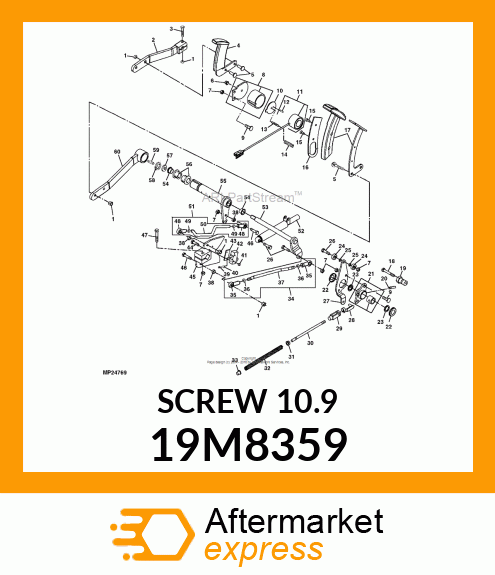 SCREW, HEX HEAD, METRIC 19M8359