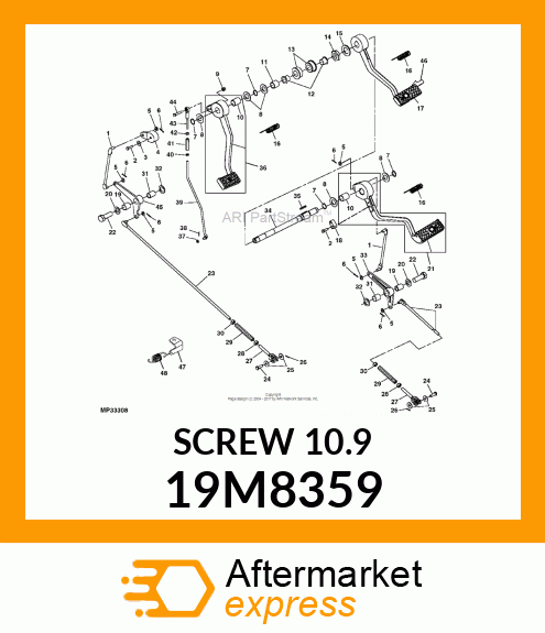 SCREW, HEX HEAD, METRIC 19M8359