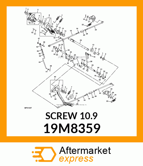 SCREW, HEX HEAD, METRIC 19M8359