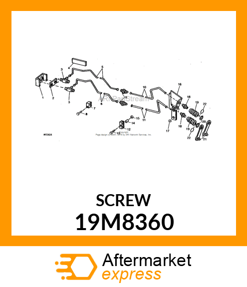 SCREW, HEX HEAD, METRIC 19M8360