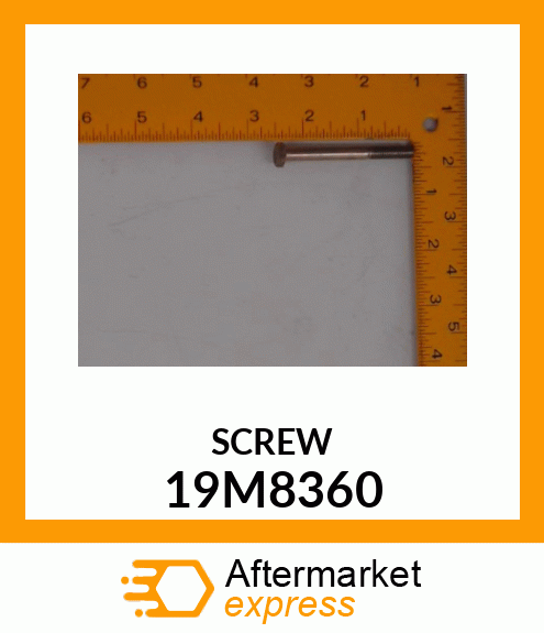 SCREW, HEX HEAD, METRIC 19M8360