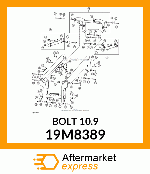 SCREW, HEX HEAD, METRIC 19M8389