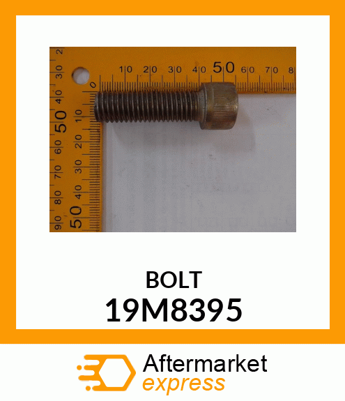 SCREW, HEX SOCKET HEAD, METRIC 19M8395