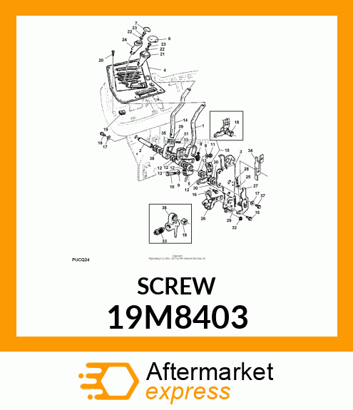 SCREW, HEX HEAD, METRIC 19M8403