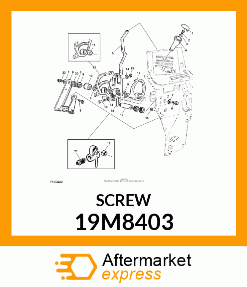 SCREW, HEX HEAD, METRIC 19M8403