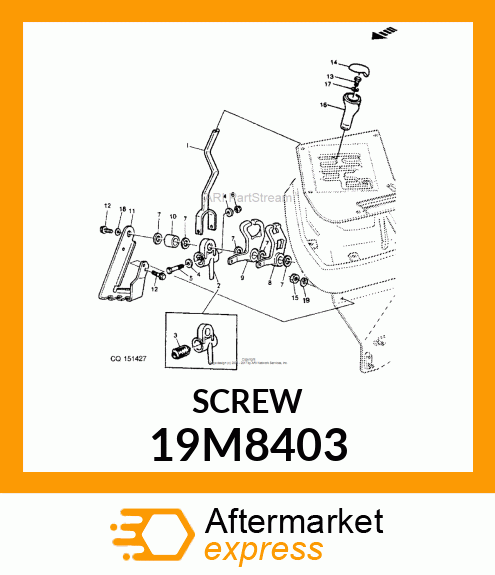 SCREW, HEX HEAD, METRIC 19M8403