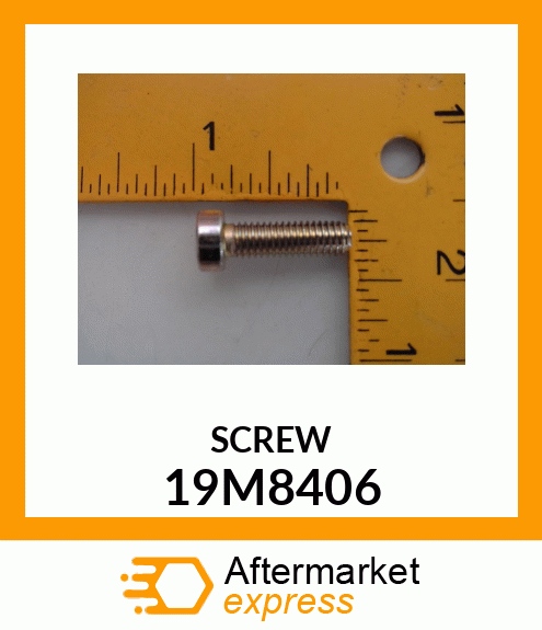 SCREW, HEX SOCKET HEAD, METRIC 19M8406