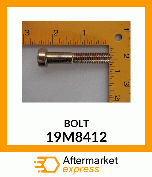 SCREW, HEX SOCKET HEAD, METRIC 19M8412