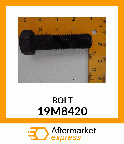 SCREW, HEX HEAD, METRIC 19M8420