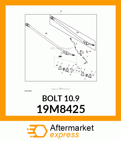 SCREW, HEX HEAD, METRIC 19M8425