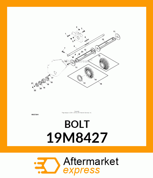 SCREW, HEX HEAD, METRIC 19M8427