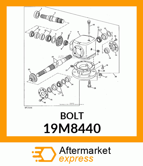 SCREW, HEX SOCKET HEAD, METRIC 19M8440