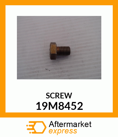 SCREW, HEX SOCKET HEAD, METRIC 19M8452