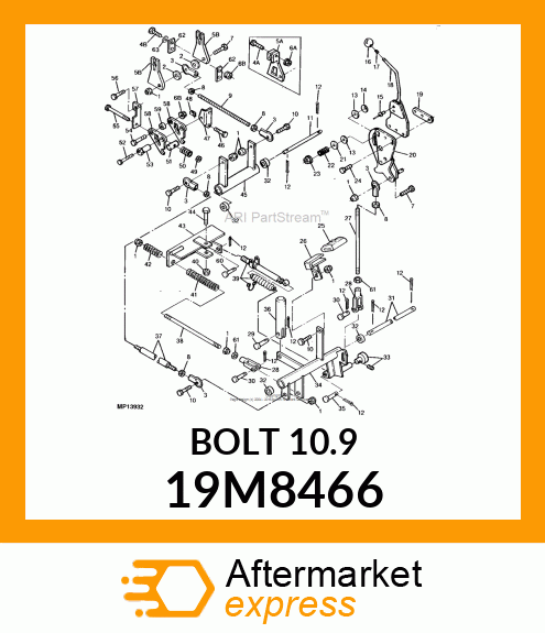 SCREW, HEX HEAD, METRIC 19M8466