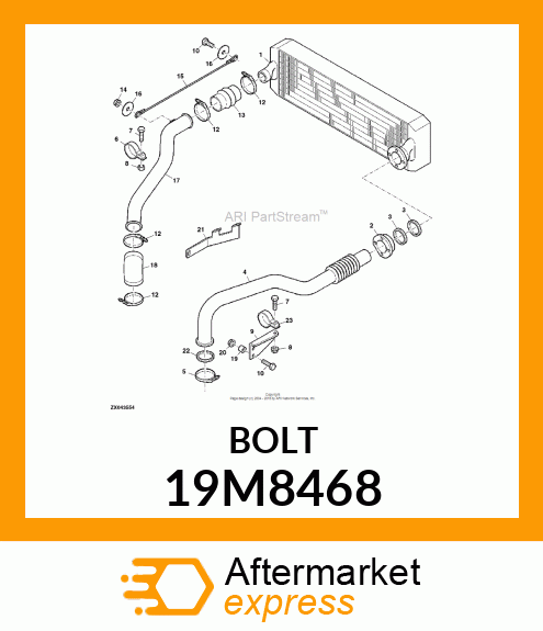 SCREW, FLANGED, METRIC 19M8468