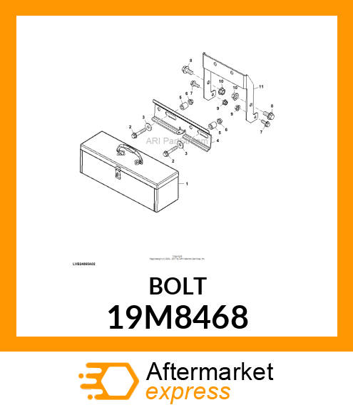 SCREW, FLANGED, METRIC 19M8468