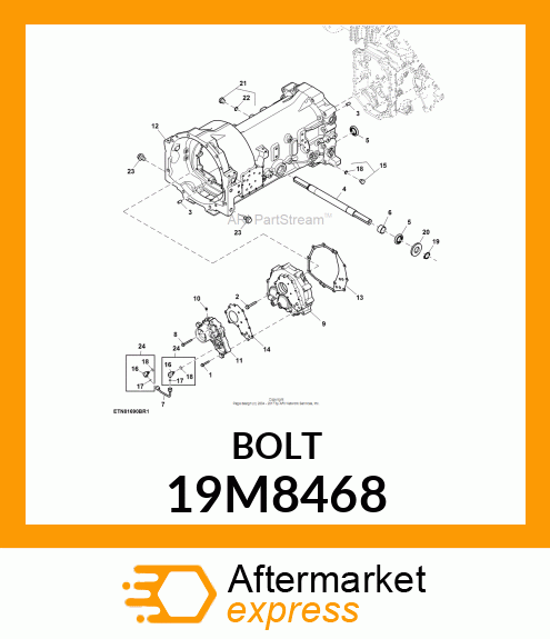 SCREW, FLANGED, METRIC 19M8468