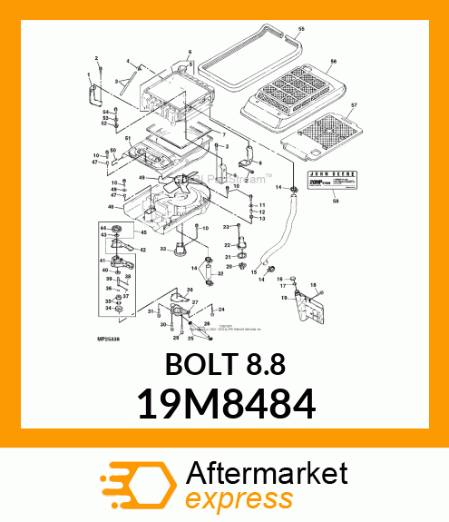 SCREW, FLANGED, METRIC 19M8484