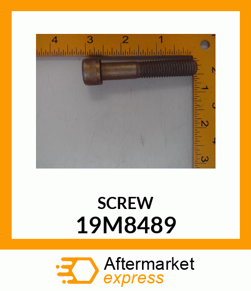 SCREW, HEX SOCKET HEAD, METRIC 19M8489