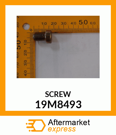 SCREW, HEX SOCKET HEAD, METRIC 19M8493