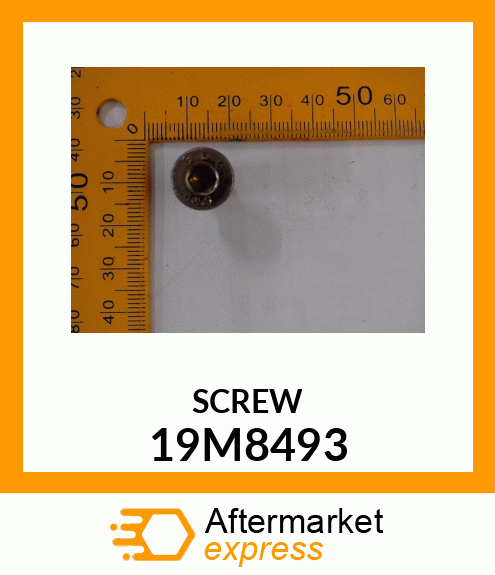 SCREW, HEX SOCKET HEAD, METRIC 19M8493