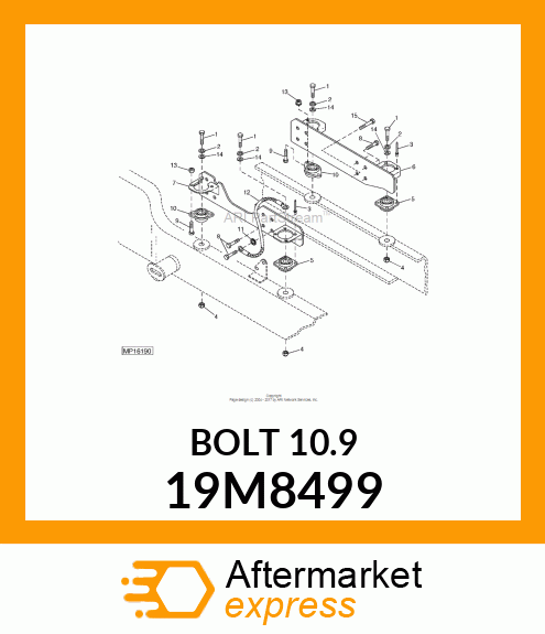 SCREW, HEX HEAD, METRIC 19M8499