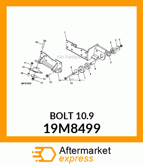 SCREW, HEX HEAD, METRIC 19M8499