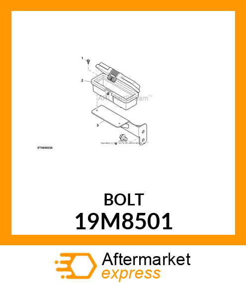 SCREW, FLANGED, METRIC 19M8501