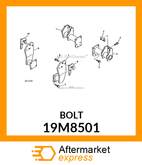 SCREW, FLANGED, METRIC 19M8501