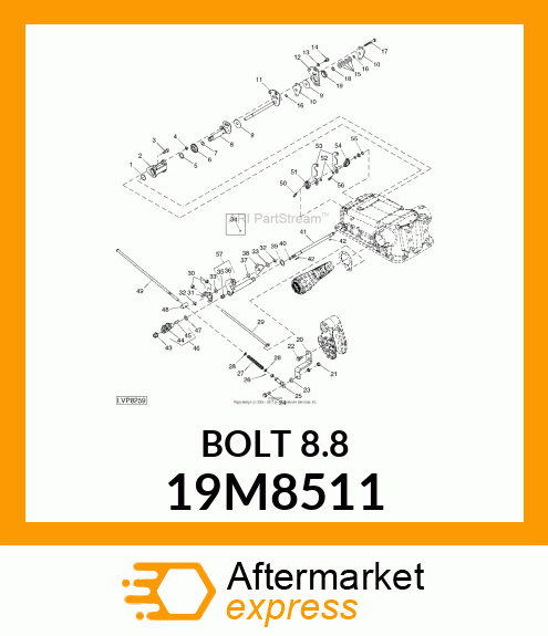 SCREW, HEX SOCKET HEAD, METRIC 19M8511