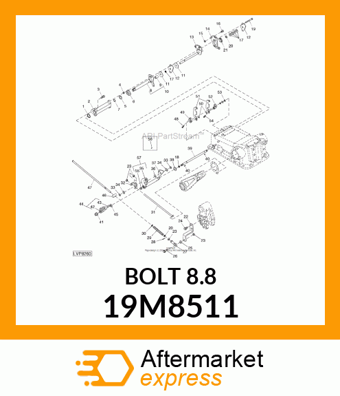 SCREW, HEX SOCKET HEAD, METRIC 19M8511