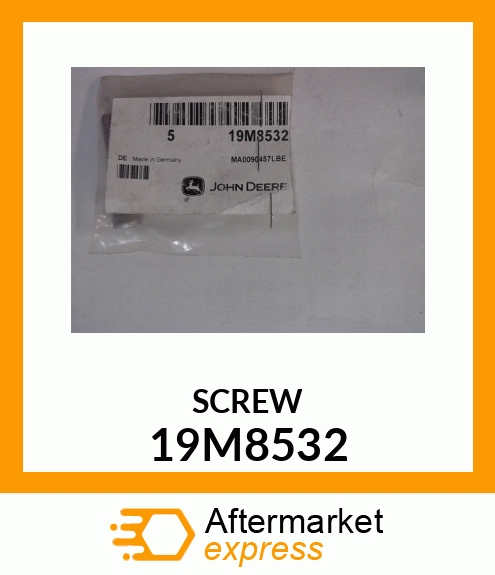 SCREW, HEX SOCKET HEAD, METRIC 19M8532