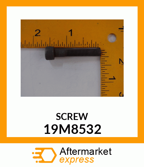 SCREW, HEX SOCKET HEAD, METRIC 19M8532