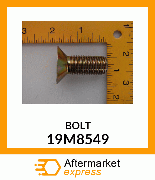 SCREW, HEX FLAT CTSK HEAD, METRIC 19M8549