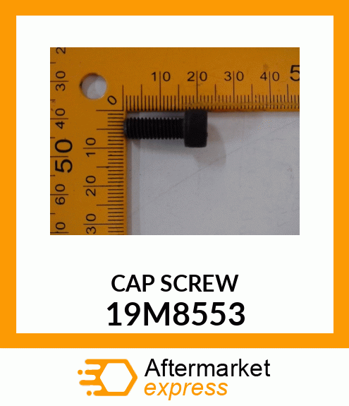 SCREW, HEX SOCKET HEAD, METRIC 19M8553