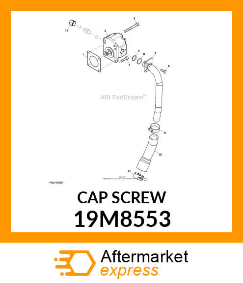 SCREW, HEX SOCKET HEAD, METRIC 19M8553