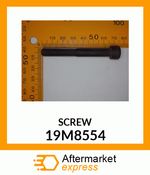 SCREW, HEX SOCKET HEAD, METRIC 19M8554