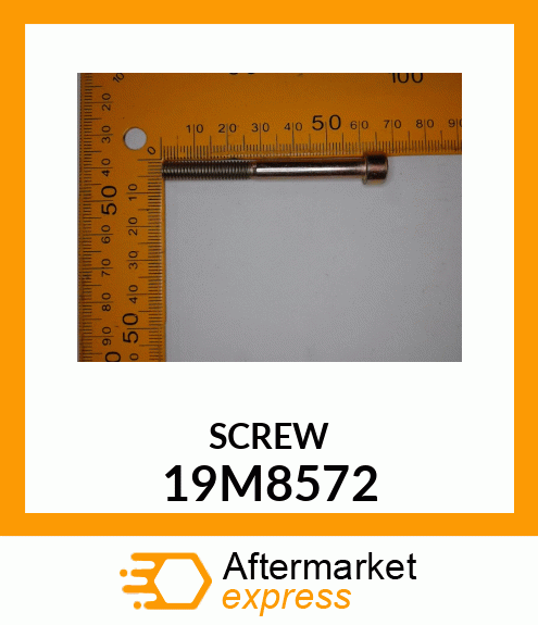 SCREW, HEX SOCKET HEAD, METRIC 19M8572