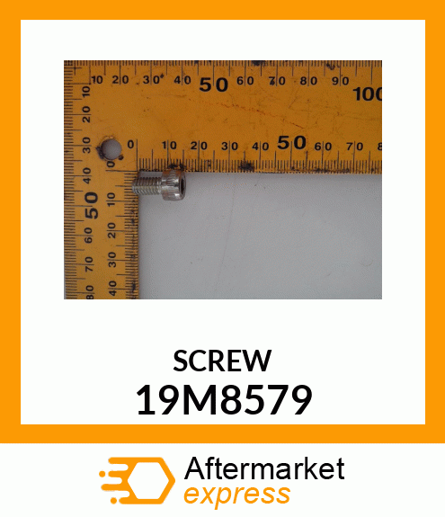 SCREW, HEX SOCKET HEAD, METRIC 19M8579