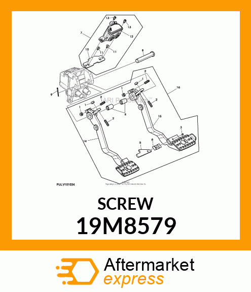 SCREW, HEX SOCKET HEAD, METRIC 19M8579