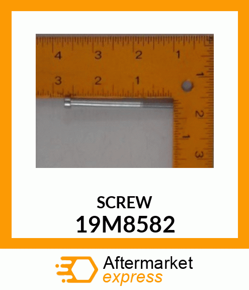 SCREW, HEX SOCKET HEAD, METRIC 19M8582