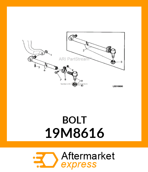 SCREW, HEX HEAD, METRIC 19M8616