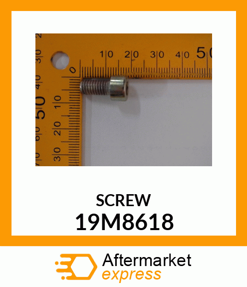 SCREW, HEX SOCKET HEAD, METRIC 19M8618