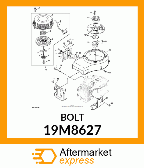 SCREW, HEX SOCKET HEAD, METRIC 19M8627