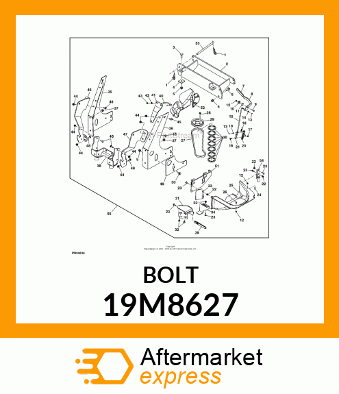 SCREW, HEX SOCKET HEAD, METRIC 19M8627