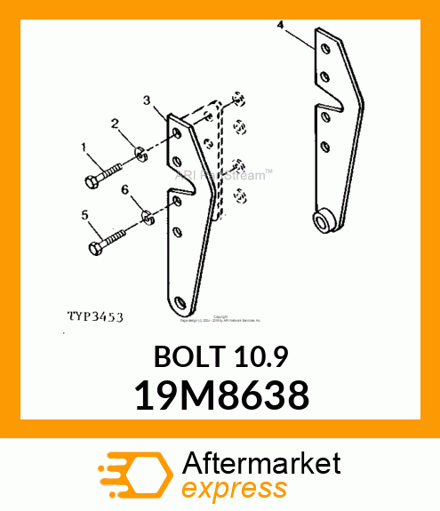 SCREW, HEX HEAD, METRIC 19M8638