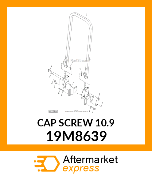 SCREW, HEX HEAD, METRIC 19M8639