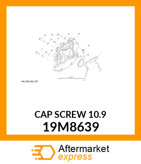 SCREW, HEX HEAD, METRIC 19M8639