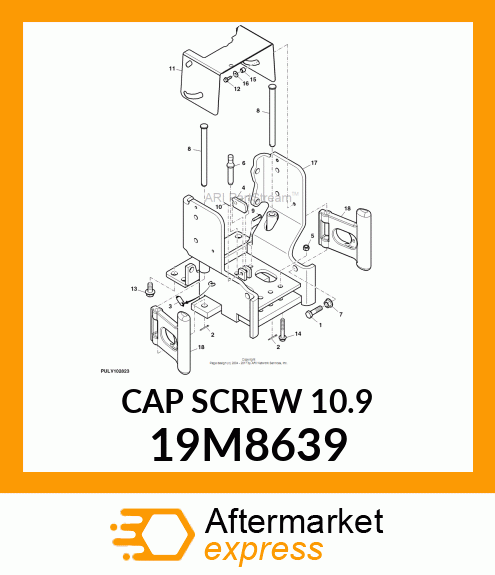 SCREW, HEX HEAD, METRIC 19M8639